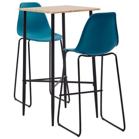 Ensemble de bar 3 pcs Plastique Turquoise 6