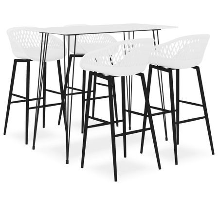 Ensemble de bar 5 pcs Blanc 8