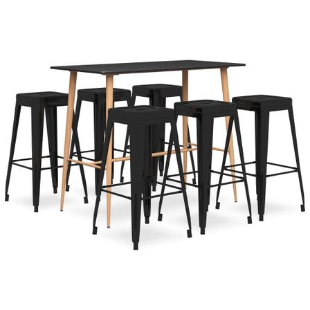 Ensemble de bar 7 pcs Noir 10