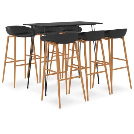 Ensemble de bar 7 pcs Noir 8