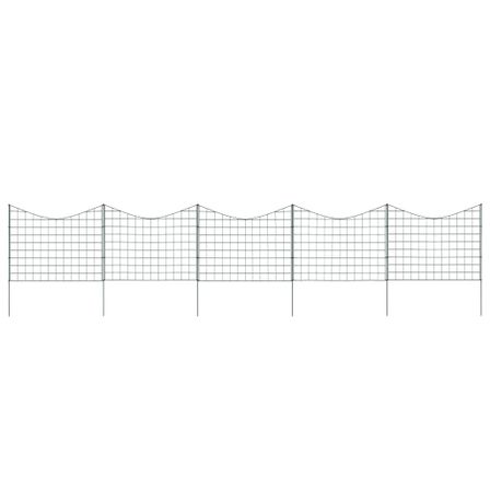 Ensemble de clôture voûtée plus basse d'étang 77,5x64 cm Vert