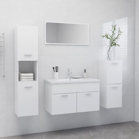 Ensemble de meubles de salle de bain Blanc 52
