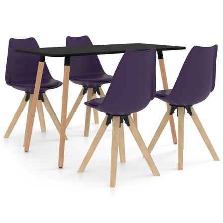 Ensemble de salle à manger 5 pcs Lilas 5