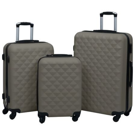 Ensemble de valises rigides 3 pcs Anthracite ABS