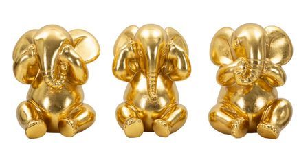 Ensemble éléphant 3 pièces cm ø 15,5 x 20,5