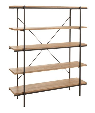 Etagère 5 niveaux bois naturel Corinne L 140 cm