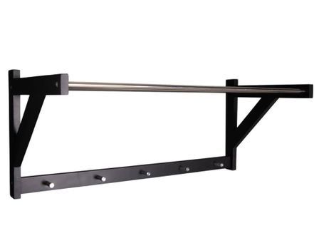 Etagère à chapeau PADOVA – Bois de peuplier et acier noir