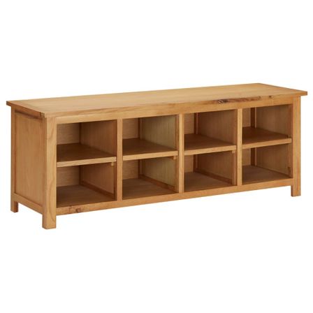 Étagère à chaussures 114x37x45 cm Bois de chêne solide