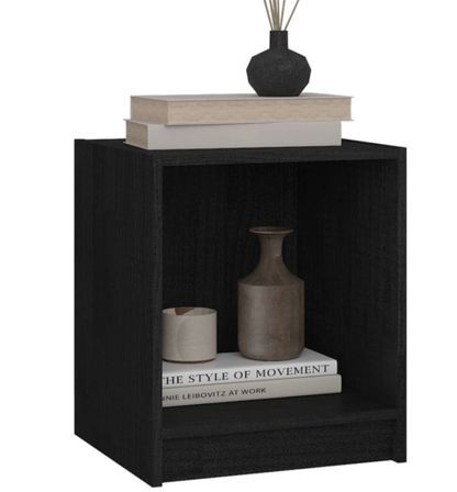 Étagère avec niche ou table de chevet en bois de pin massif - Élégance et praticité au quotidien