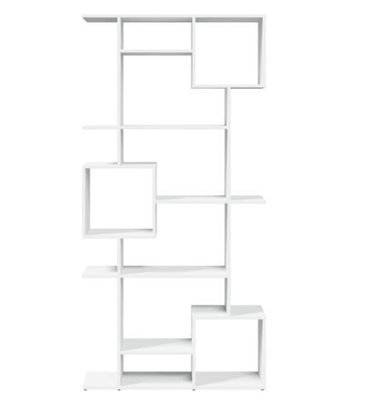 Étagère bibliothèque originale en bois 9 compartiments ouverts 92 cm – Modèle Klaxia