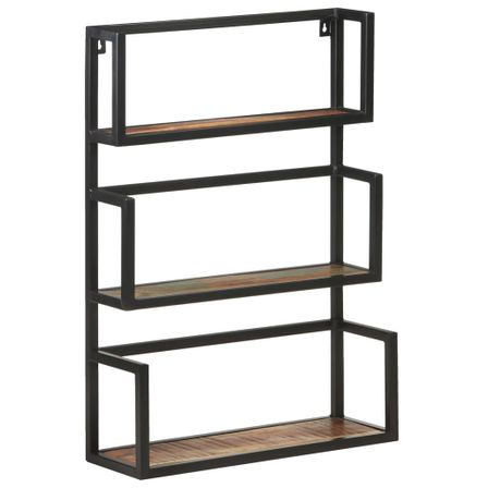 Étagère murale 60x20x85 cm Bois de récupération massif