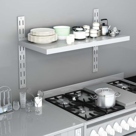 Étagère murale Acier inoxydable 100x30 cm