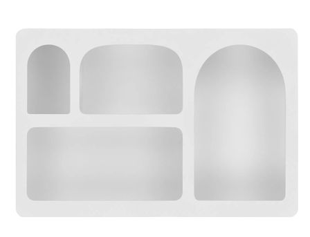 Etagère murale bois blanc BRYNE