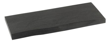 Etagère murale bois massif noir Boris L 70 cm
