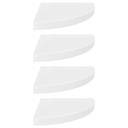 Étagère murale d'angle Klazer L 35 x P 35 x H 3,8 cm – Elégance et fonctionnalité
