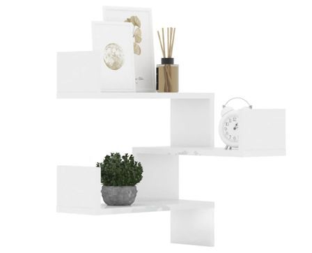 Étagère murale d'angle Verzo L 40 x H 50 x P 40 cm - Originale et moderne