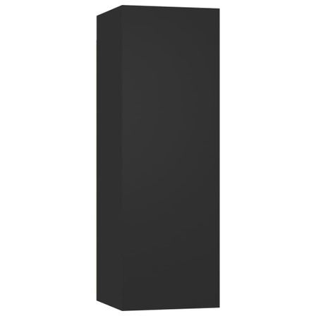 Etagère murale Noir 30,5x30x90 cm