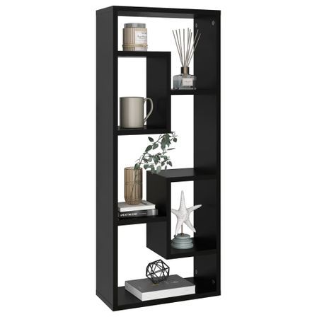 Étagère murale Noir 36x16x90 cm