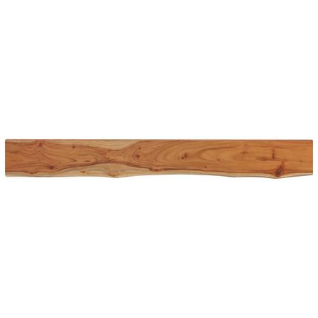 Étagère murale rectangulaire massif acacia bordure assortie