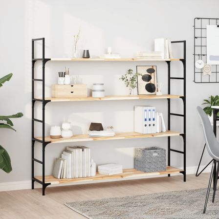 Étagères flottantes 2 pcs 160x30x2 cm acacia massif non traité