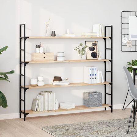 Étagères flottantes 3 pcs 120x20x2 cm acacia massif non traité