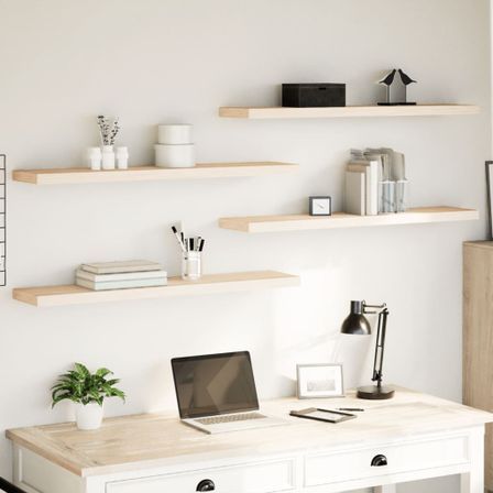 Étagères flottantes 4 pcs 110x23,5x4 cm bois d'ingénierie