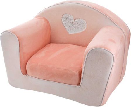 Fauteuil chauffeuse enveloppe déhoussable blanc corail Lapinou