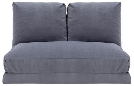 Fauteuil convertible multipositions velours TALYA - 1 ou 2 places