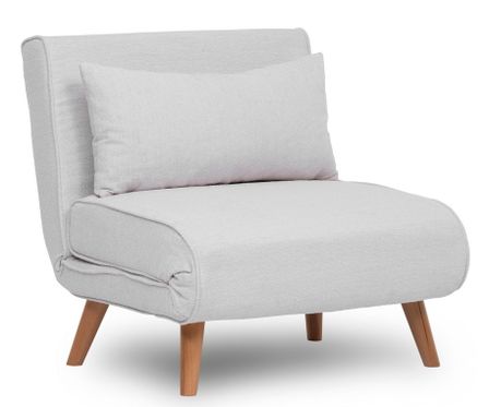 Fauteuil convertible tissu multipositions Relika