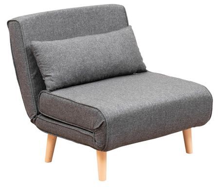 Fauteuil convertible tissu RELIKA - 1 ou 2 places