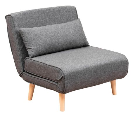 Fauteuil convertible tissu RELIKA - 1 ou 2 places