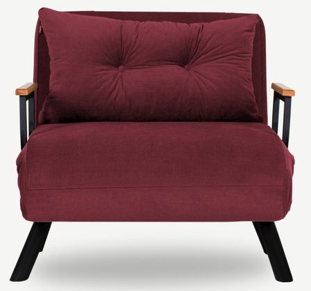 Fauteuil convertible tissu SYLVANO - 1 ou 2 places