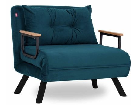 Fauteuil convertible tissu Sylvano