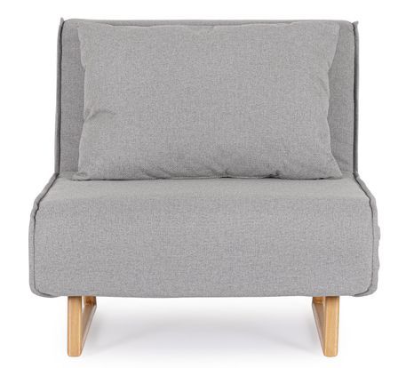 Fauteuil convertible velours côtelé KOLTEN – Élégance scandinave