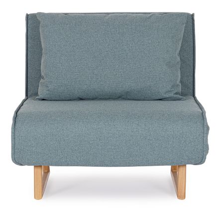 Fauteuil convertible velours côtelé KOLTEN – Élégance scandinave