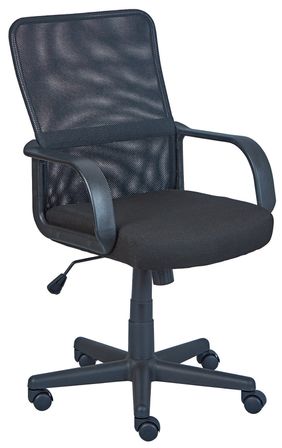 Fauteuil de bureau noir Solo
