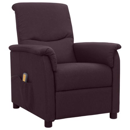 Fauteuil de massage inclinable Violet Tissu 18