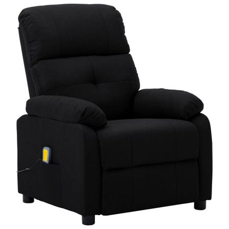 Fauteuil de massage Noir Tissu 5