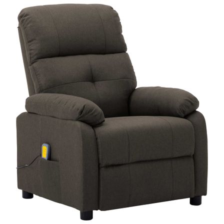 Fauteuil de massage Taupe Tissu 2