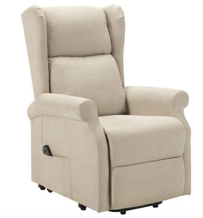 Fauteuil de relaxation et releveur électrique 1 moteur tissu Agora