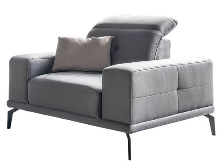 Fauteuil design en velours TORPILLE