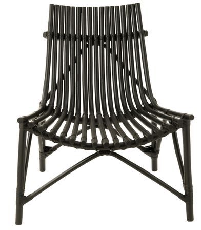 Fauteuil design MARGERY – L’élégance minimaliste du rotin naturel