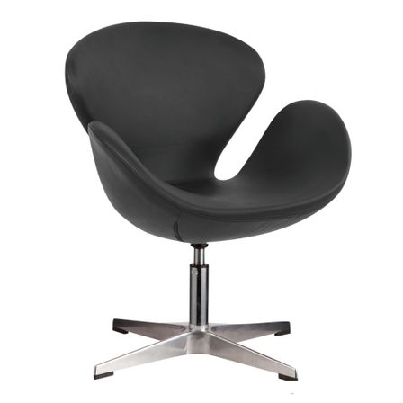 Fauteuil design pivotant similicuir CYGNA