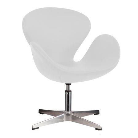Fauteuil design pivotant similicuir CYGNA