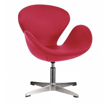 Fauteuil design pivotant similicuir CYGNA