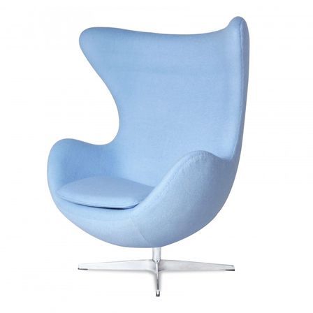 Fauteuil EGGO – Cachemire, design iconique & pivotant