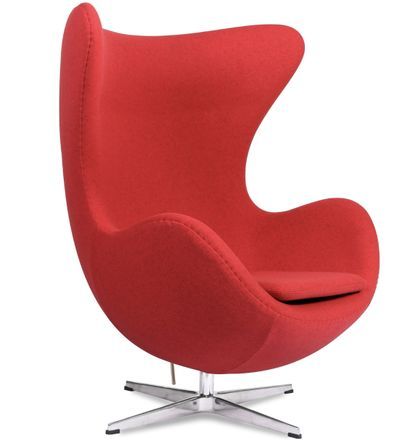 Fauteuil EGGO – Cachemire, design iconique & pivotant