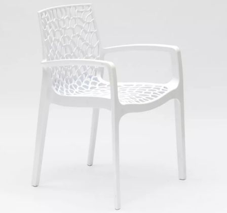 Fauteuil en polypropylène JARDINA – Usage intérieur/extérieur