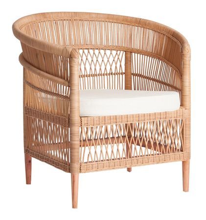 Fauteuil en rotin LANIA – Élégance naturelle et confort artisanal