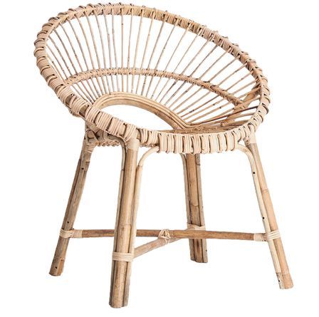 Fauteuil en rotin MOSHA – Une touche naturelle et contemporaine